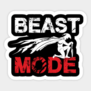 Beast Mode Spartan Sticker